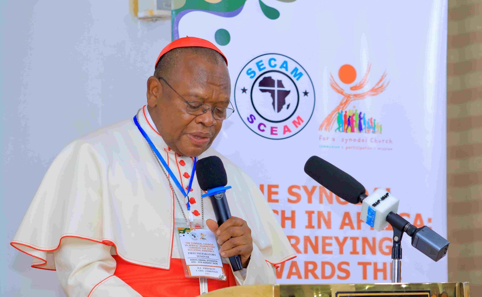 Cardinal Ambongo calls African Church to embrace a deeper culture of listening
