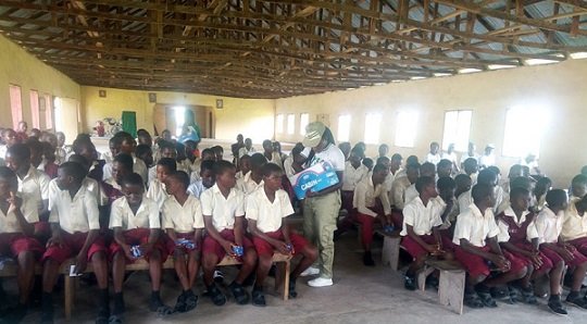 Spiritans in Nigeria Use Movie to Teach Values to Students at Workshop